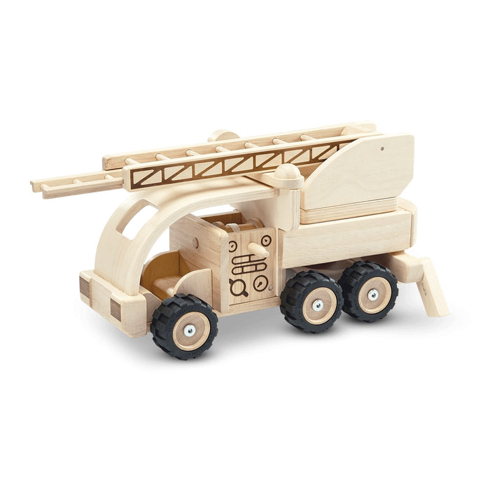 Feuerwehrfahrzeug von PlanToys ★ - pilzessono.shop - zauberhafte Kinderdinge