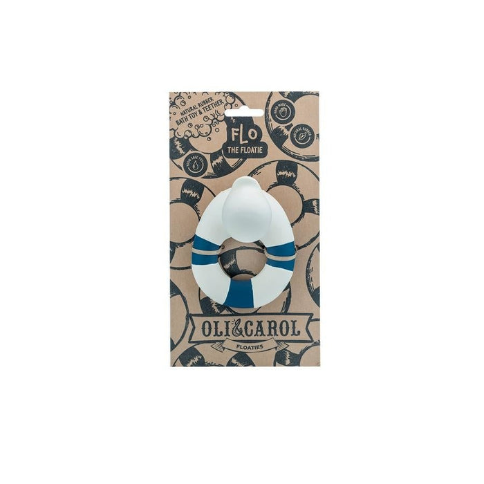 Flo the Floatie in weiß mit dunkelblau ♥ - pilzessono.shop - zauberhafte Kinderdinge