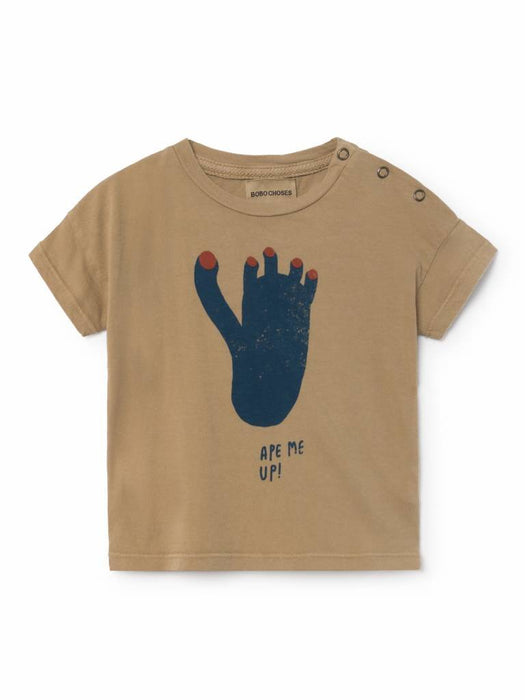 Footprint Short Sleeve T-Shirt - pilzessono.shop - zauberhafte Kinderdinge