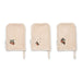 Francisco Washcloth 3-Pack Peach / Sea shell - pilzessono.shop - zauberhafte Kinderdinge
