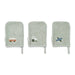 Francisco Washcloth 3-Pack Vehicles / Dove blue - pilzessono.shop - zauberhafte Kinderdinge