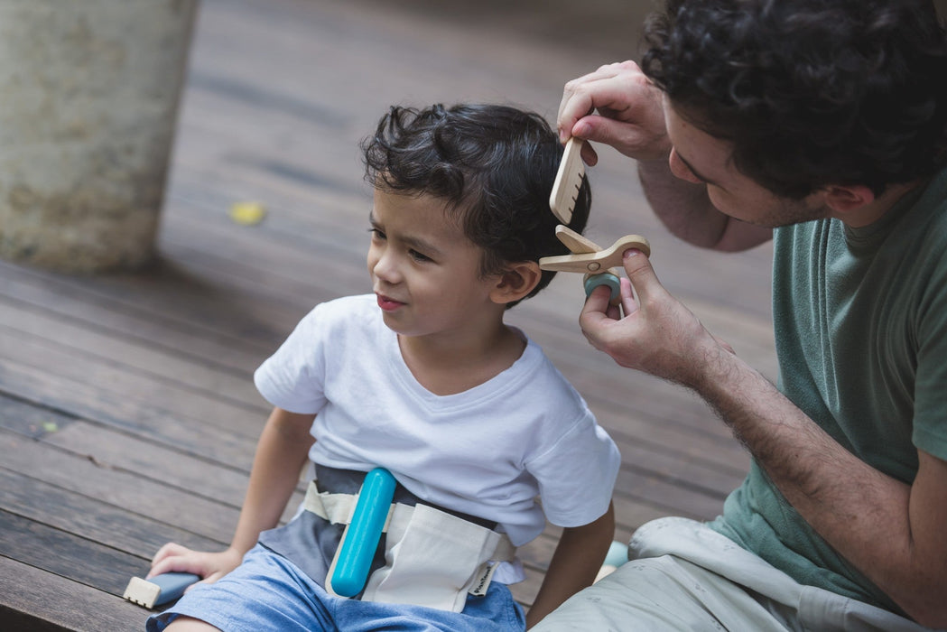 Friseur Set "Hair Dresser" von PlanToys ★ - pilzessono.shop - zauberhafte Kinderdinge