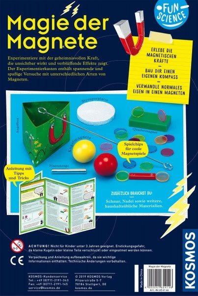 Fun Science Magie der Magnete für Kinder ab 8+ - pilzessono.shop - zauberhafte Kinderdinge