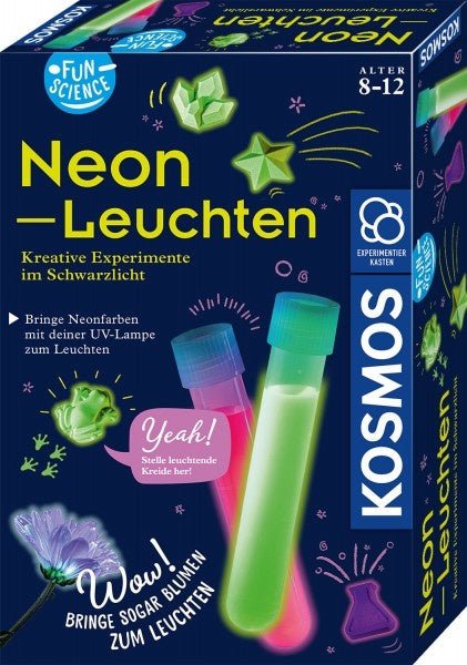 Fun Science Neon-Leuchten - pilzessono.shop - zauberhafte Kinderdinge