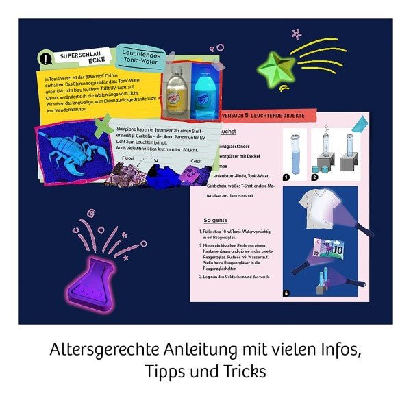Fun Science Neon-Leuchten - pilzessono.shop - zauberhafte Kinderdinge