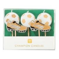 Fußball Kerzen von Talking Tables - pilzessono.shop - zauberhafte Kinderdinge