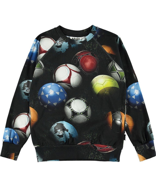 ⋙ Fußball Sweater "Romeo World Football" von Molo ♡ - pilzessono.shop - zauberhafte Kinderdinge