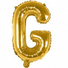 G Folienballon gold Buchstabe - pilzessono.shop - zauberhafte Kinderdinge
