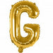 G Folienballon gold Buchstabe - pilzessono.shop - zauberhafte Kinderdinge