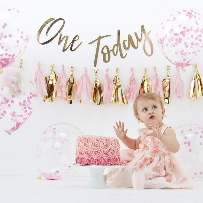 Geburtstags-Set fuer 1jaehrige Maedchen - pilzessono.shop - zauberhafte Kinderdinge