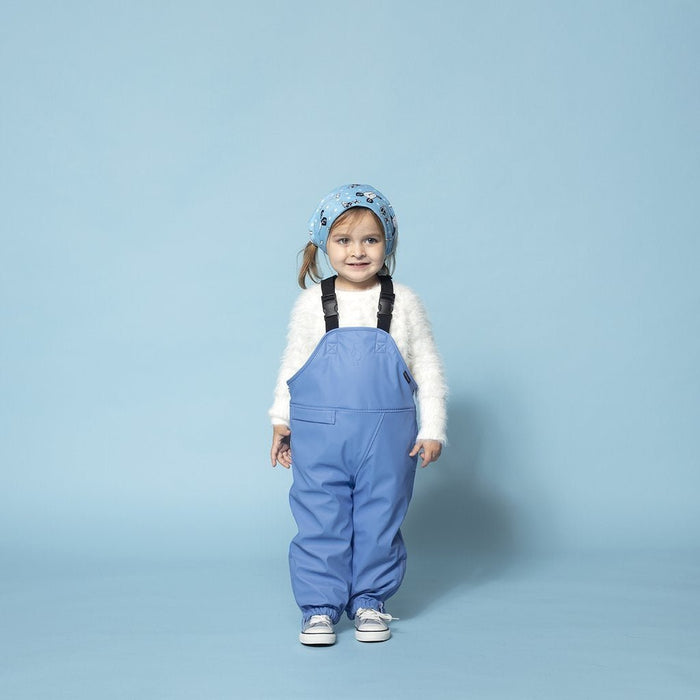 gefütterte Latzhose PRINCE OF FOXES in blau von GOSOAKY ♥ - pilzessono.shop - zauberhafte Kinderdinge