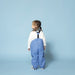 gefütterte Latzhose PRINCE OF FOXES in blau von GOSOAKY ♥ - pilzessono.shop - zauberhafte Kinderdinge