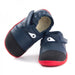 gefütterter Lauflernschuh in blau von Bobux - pilzessono.shop - zauberhafte Kinderdinge