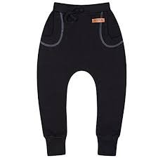 Gemütliche Hose von Zezuzulla in schwarz - pilzessono.shop - zauberhafte Kinderdinge