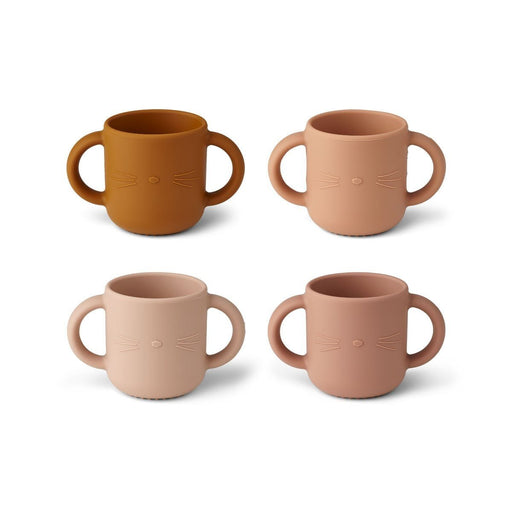 "Gene" cup 4 pack | Cat rose multi mix von Liewood ♥ - pilzessono.shop - zauberhafte Kinderdinge