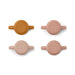 "Gene" cup 4 pack | Cat rose multi mix von Liewood ♥ - pilzessono.shop - zauberhafte Kinderdinge