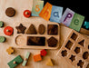 Geometric Shapes Puzzle - pilzessono.shop - zauberhafte Kinderdinge