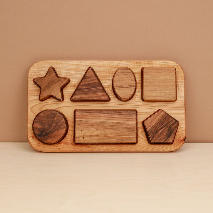 Geometric Shapes Puzzle - pilzessono.shop - zauberhafte Kinderdinge
