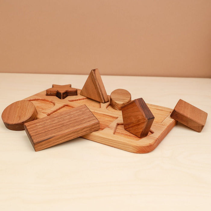 Geometric Shapes Puzzle - pilzessono.shop - zauberhafte Kinderdinge