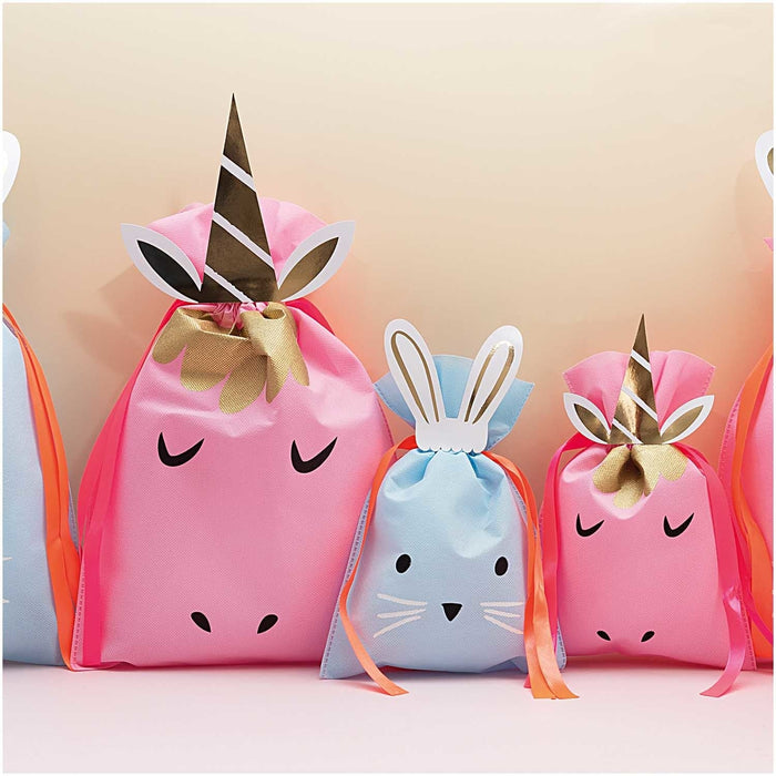 ⋙ Geschenktüte klein Einhorn rosa von Rico Design ♡ - pilzessono.shop - zauberhafte Kinderdinge