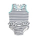 gestreifter Baby-Badeanzug mit integrierter Schwimmwindel - pilzessono.shop - zauberhafte Kinderdinge