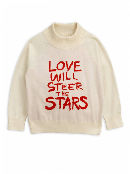 Gestrickter Pullover Love von Mini Rodini - pilzessono.shop - zauberhafte Kinderdinge