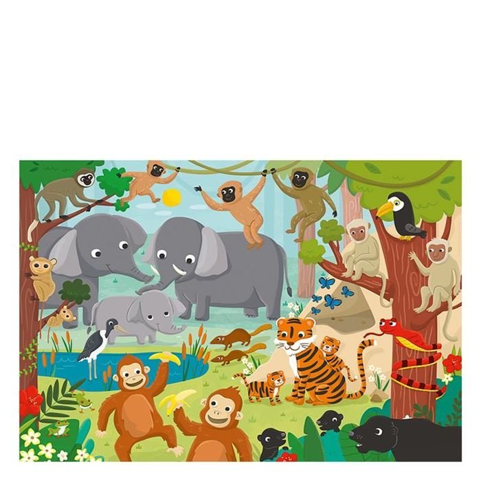 Giant Jungle Puzzle | Dschungel von Ludattica - pilzessono.shop - zauberhafte Kinderdinge