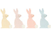 Gingham Bunny Napkins von Meri Meri ♡ - pilzessono.shop - zauberhafte Kinderdinge