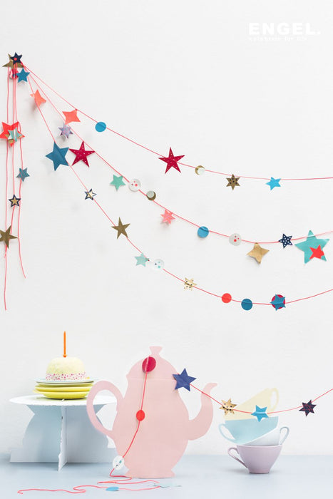 Girlande BE A STAR - pilzessono.shop - zauberhafte Kinderdinge