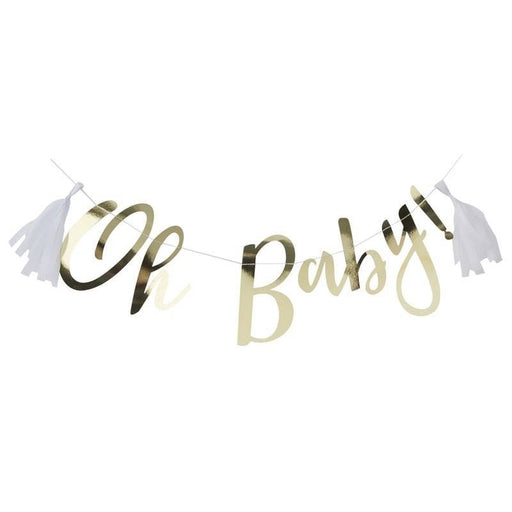 Girlande OH BABY - pilzessono.shop - zauberhafte Kinderdinge