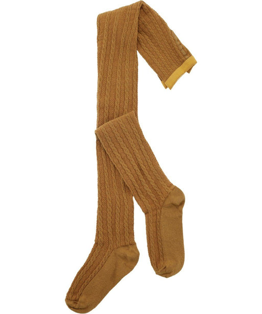⋙ goldene Strumpfhose mit Zopfmuster von Molo ♡ - pilzessono.shop - zauberhafte Kinderdinge