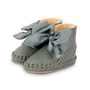 Green Bay Leather + Jade Cotton - pilzessono.shop - zauberhafte Kinderdinge
