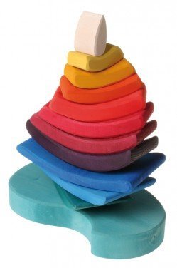 Grimm´s Steckturm Schiff - pilzessono.shop - zauberhafte Kinderdinge