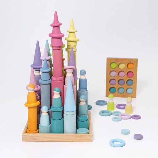 Große Bauwalzen Pastell - pilzessono.shop - zauberhafte Kinderdinge