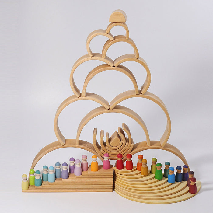 Großer Regenbogen Natur - pilzessono.shop - zauberhafte Kinderdinge