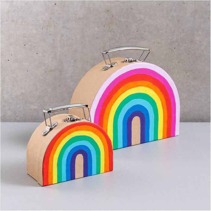 ⋙ halbrunder Koffer | Made by me | in natur von Rico Design ♥ - pilzessono.shop - zauberhafte Kinderdinge