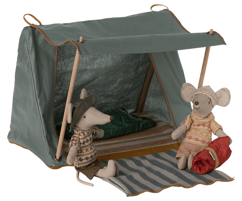 Happy Camper Zelt | Maus von Maileg ♡ - pilzessono.shop - zauberhafte Kinderdinge