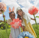Hasen Haarreif | Verziertes Gingham - Bunny - Stirnband von Meri Meri - pilzessono.shop - zauberhafte Kinderdinge