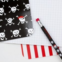 Heft A5 Piraten - pilzessono.shop - zauberhafte Kinderdinge