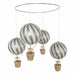 Heißluftballon Mobile in silber von Filibabba bei Pilzessin - pilzessono.shop - zauberhafte Kinderdinge