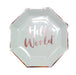 Hello world Pappteller - pilzessono.shop - zauberhafte Kinderdinge
