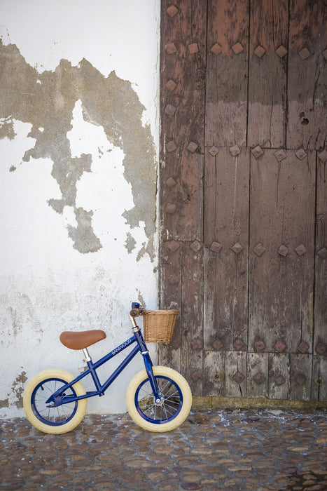 Holland-Laufrad in navyblau - pilzessono.shop - zauberhafte Kinderdinge
