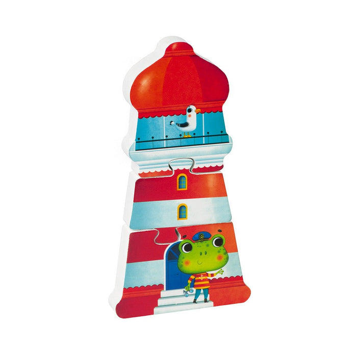 Holzpuzzle 4 Stück im Set "Ferien" - pilzessono.shop - zauberhafte Kinderdinge