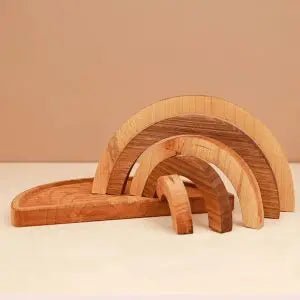 Holzpuzzle Regenbogen - pilzessono.shop - zauberhafte Kinderdinge
