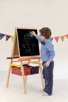 Holzstaffelei und Maltafel - pilzessono.shop - zauberhafte Kinderdinge