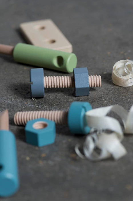 Holzwerkzeug Set - pilzessono.shop - zauberhafte Kinderdinge