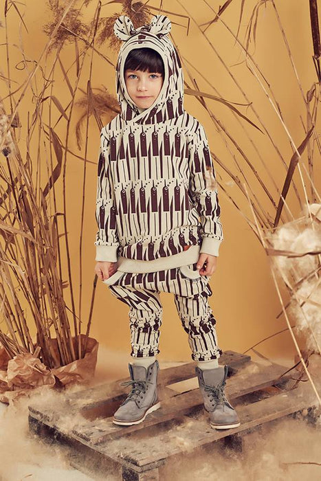Hoodie beige in Oeko Tex - pilzessono.shop - zauberhafte Kinderdinge