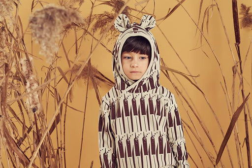 Hoodie beige in Oeko Tex - pilzessono.shop - zauberhafte Kinderdinge