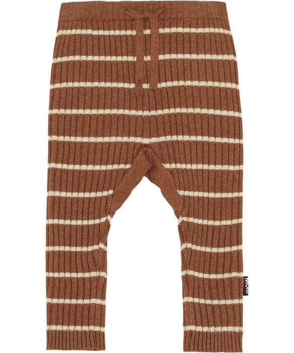 Hose Sigmund Tawny Stripe von Molo ♡ - pilzessono.shop - zauberhafte Kinderdinge