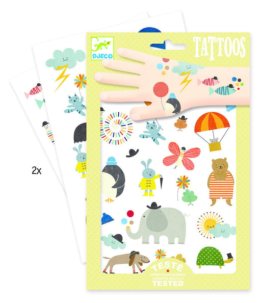 Hübsche kleine Sachen Tattoos von Djeco - pilzessono.shop - zauberhafte Kinderdinge